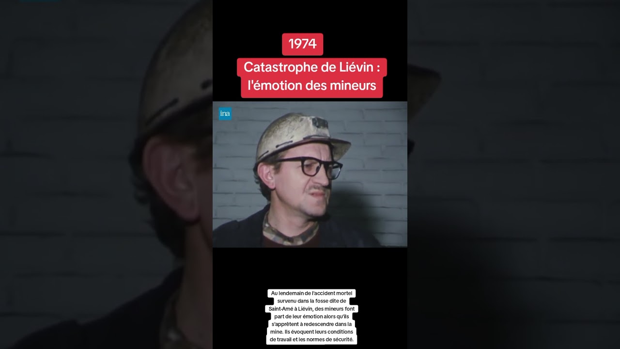 Catastrophe minière de Liévin, l'émotion des mineurs 1974 #pasdecalais #mines