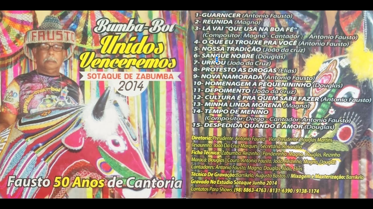 BUMBA BOI UNIDOS VENCEREMOS-FAUSTO 50 ANOS DE CANTORIA
