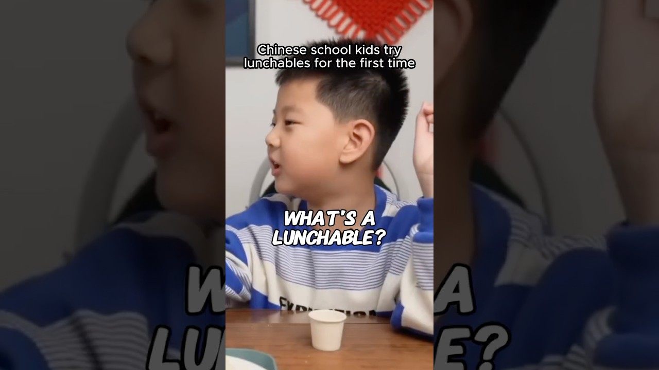 Chinese School Kids  Try Lunchables For The First Time
