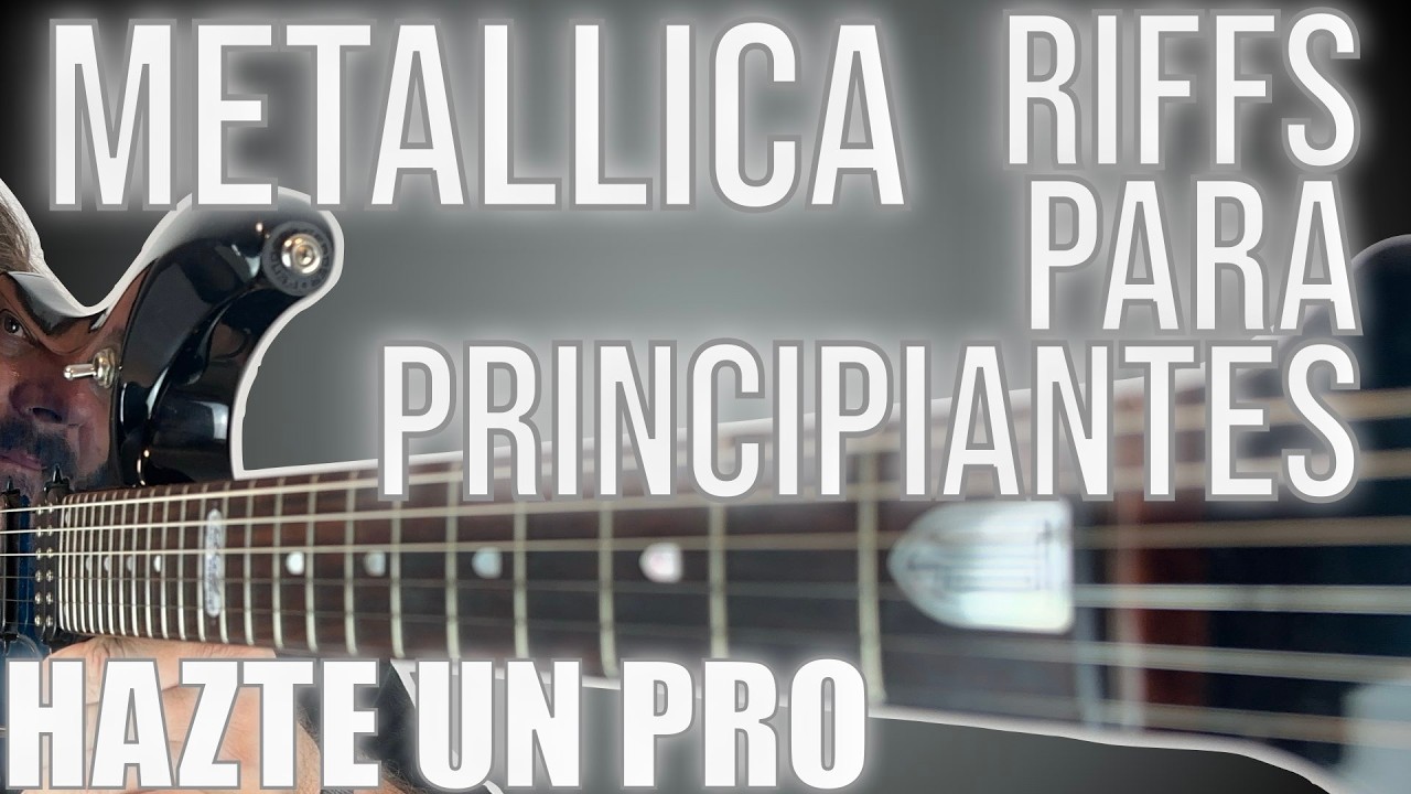 7 Riffs de Metallica QUE DEBES APRENDER 🎸 (Fácil y Paso a Paso)