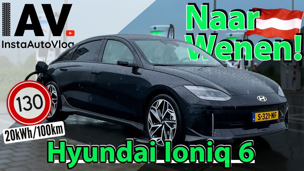 Duurtest | 3000 km in 6 dagen in de Hyundai Ioniq 6 | De zuinigste bij 130 km/u