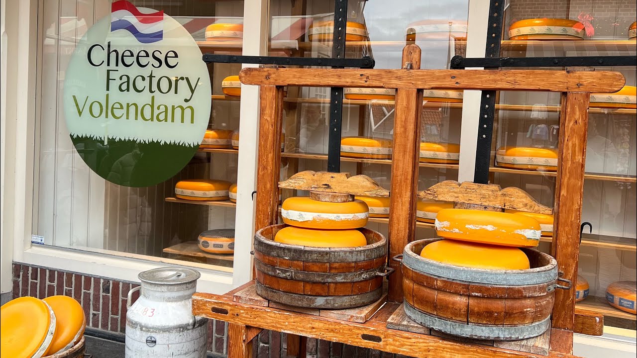 VOLENDAM , A Quiet Fishing Village, Cheese Factory and Beautiful Architectures