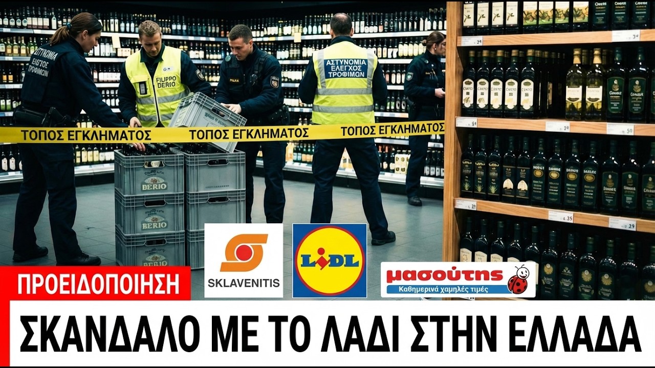 Σκάνδαλο Ελαιολάδου Στα Ελληνικά Σούπερ Μάρκετ – 13 Μάρκες Αποκαλύπτονται