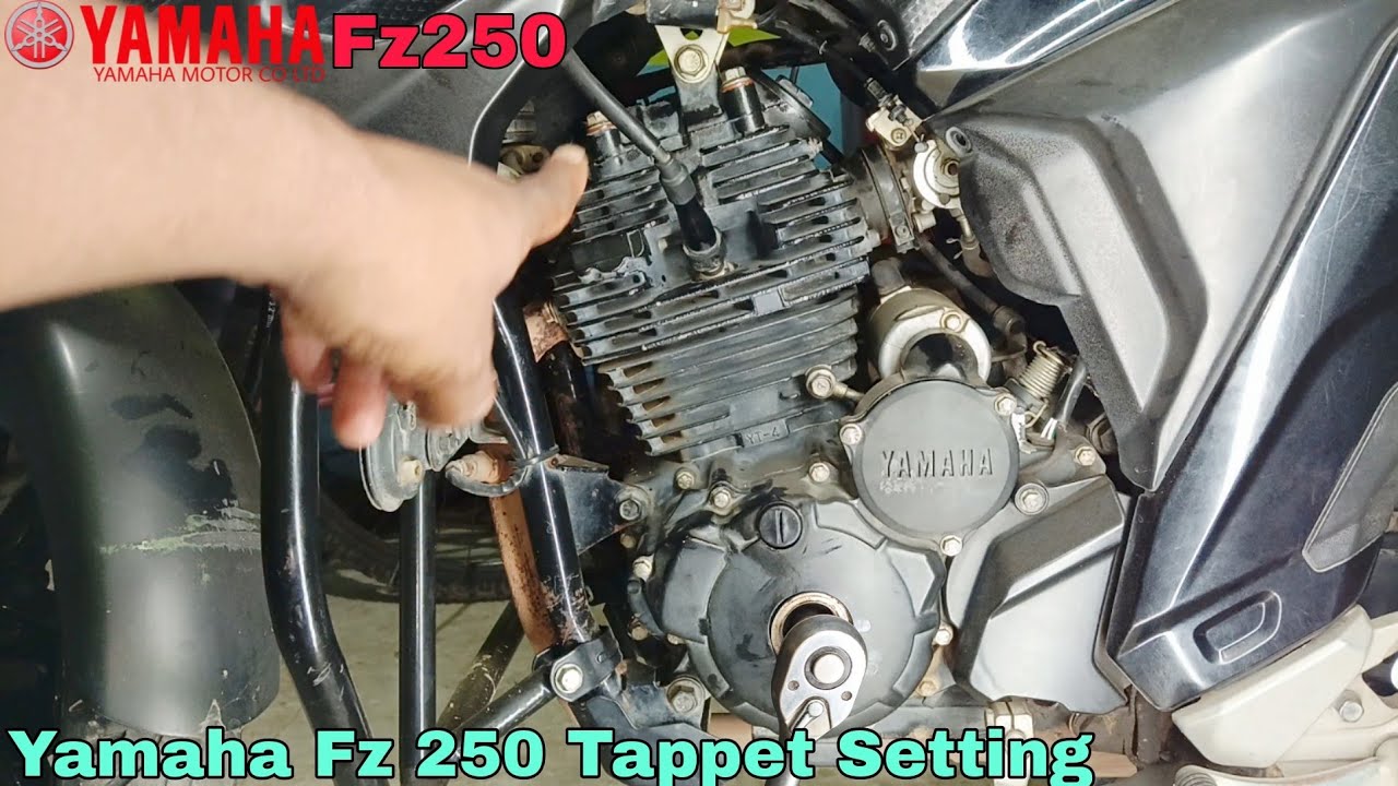 Yamaha Fz 250 Tappet Setting||Tappet Adjustment Fz 25