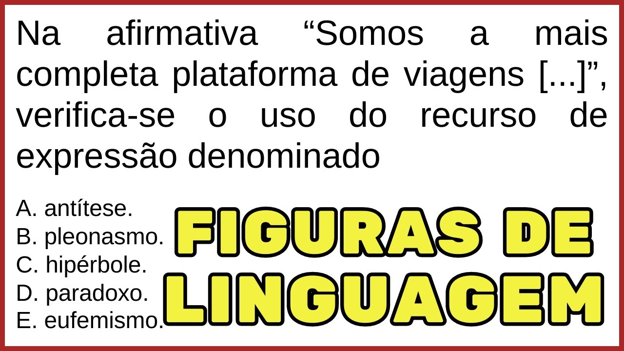 🔥 Português para Concurso Público | FIGURAS DE LINGUAGEM
