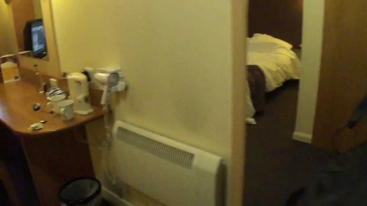 Premier Inn hotel room in Piccadilly, Manchester, UK - 15th October 2011