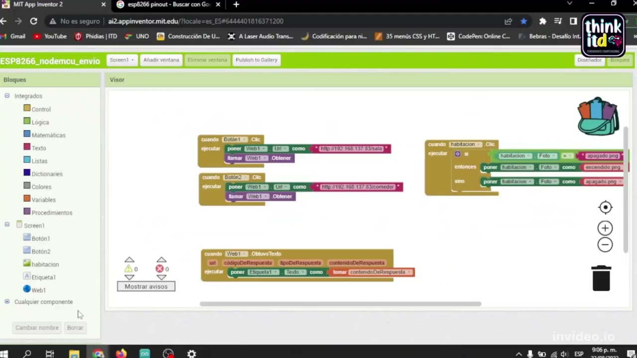 Como conectar AppInvetor y ESP8266