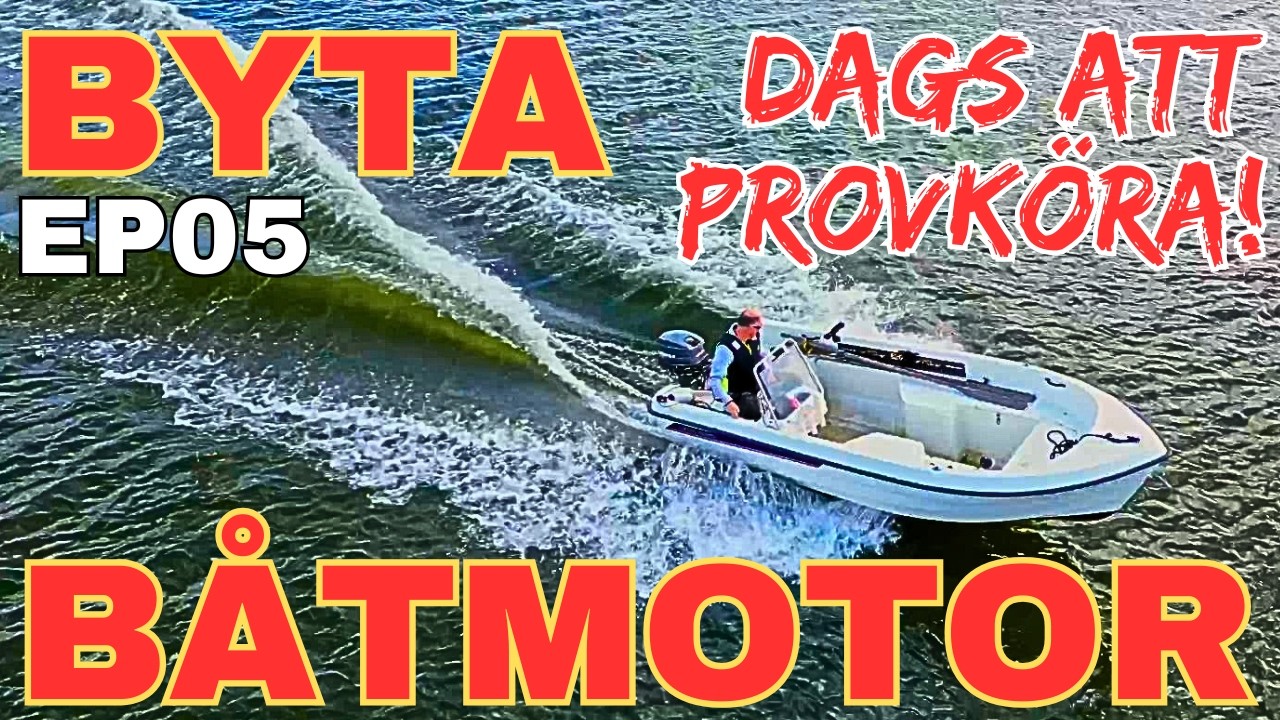 JAG PROVKÖR UTOMBORDARE | EP05 | S2024 | YAMAHA 30HP | MARINER 30HP | BÅTMOTOR | RYDS 480 RSI