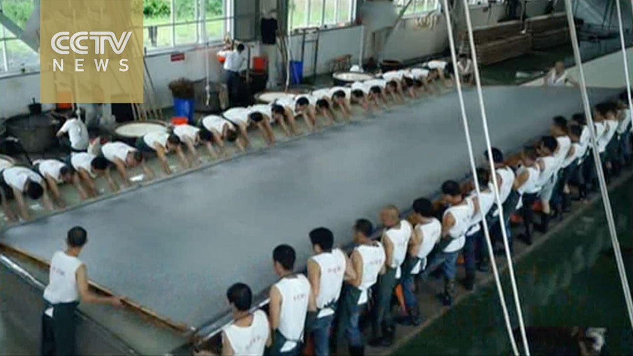 How to produce translucent rice paper in 108 steps