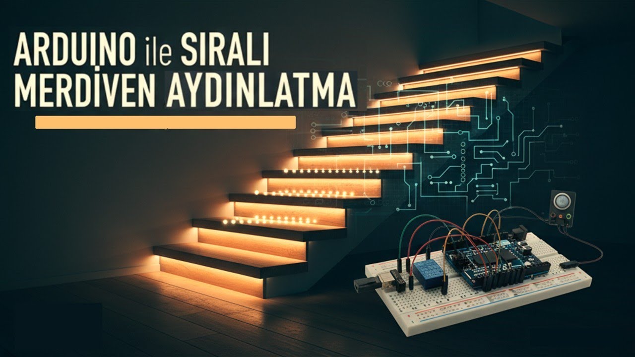 🪜 Arduino İle Akıllı Merdiven Aydınlatma...