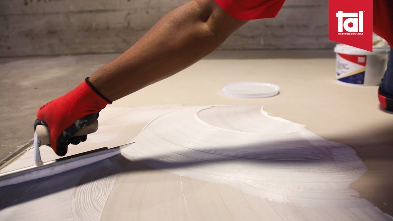 How to level a concrete floor - Part 5 Adhesives for Vinyl Flooring