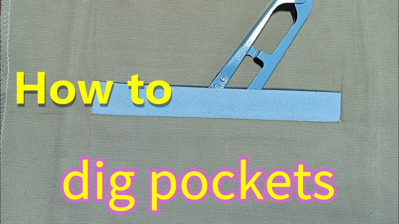 超简单的开口袋方法【Clothing sewing production teaching】