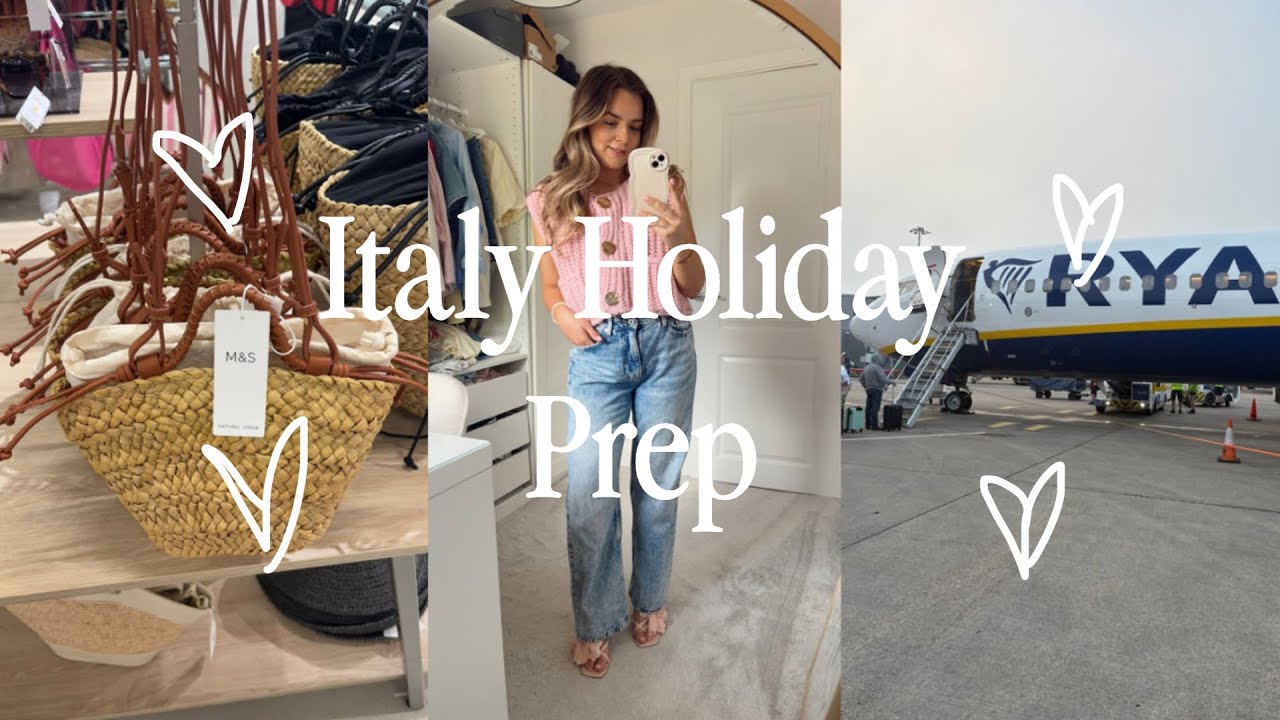Prep with me for Holiday ☀️🇮🇹🍝🍕 | Vlog | Styledbylibbymay