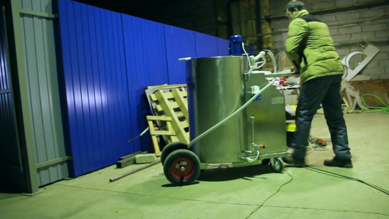 Молочное такси для выпойки телят КРС МТ Милберг Молочный Шатл - передвижная емкость