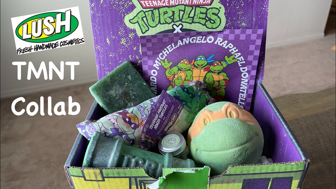 Lush Teenage Mutant Ninja Turtles Collab Subscription UnBoxing