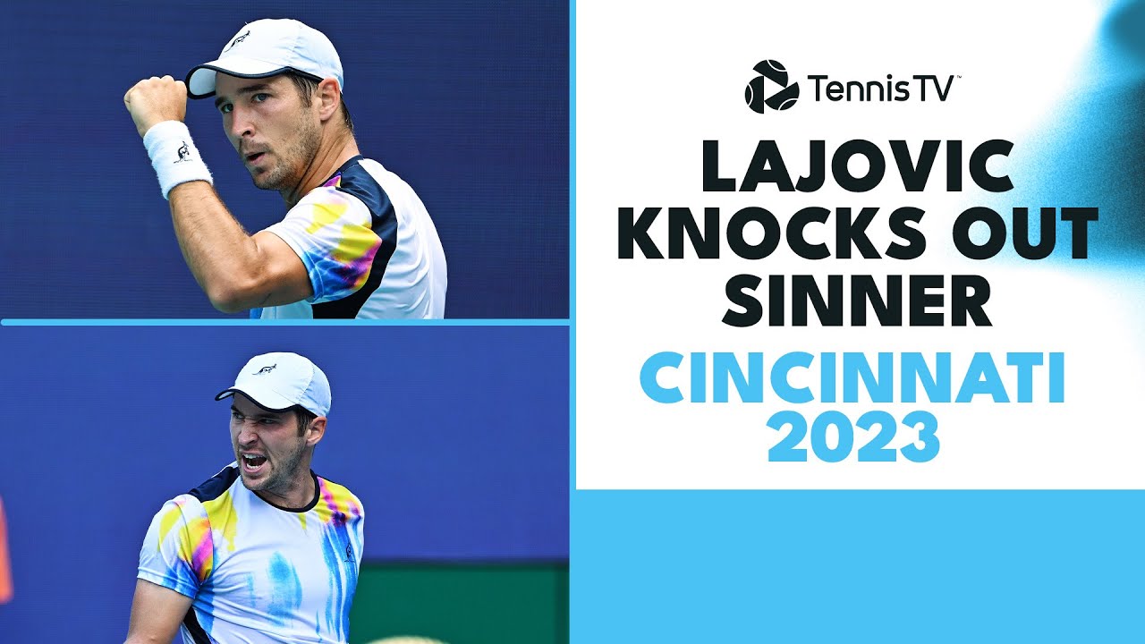 Dusan Lajovic Upsets Toronto Champion Jannik Sinner! | Cincinnati 2023