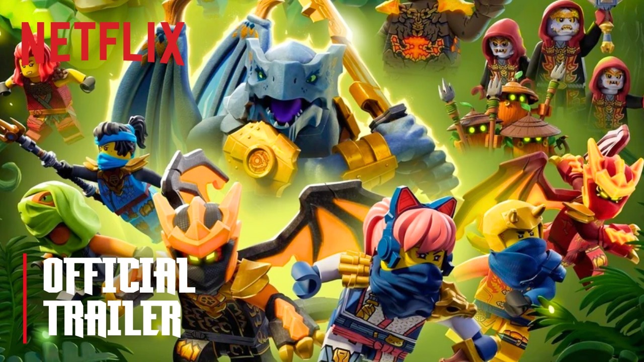 Ninjago Dragons Rising, 4 сезон (кинематографический трейлер) - Трейлер 2 4 сезона Ninjago Dragon...