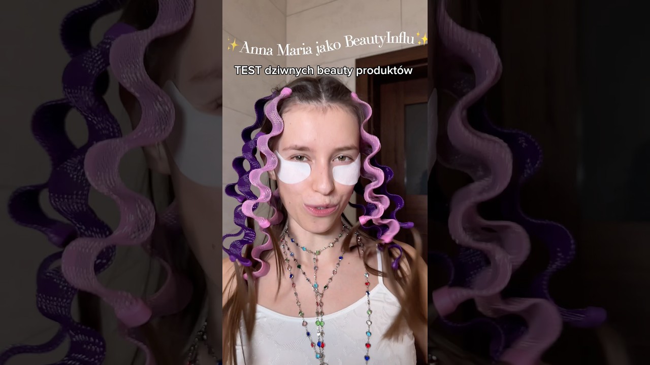 Anna Maria jako Beauty Influ Odcinek 6 🧖🏼&zwj;♀️! #annamaria #beautyinflu #włosy #hairtest