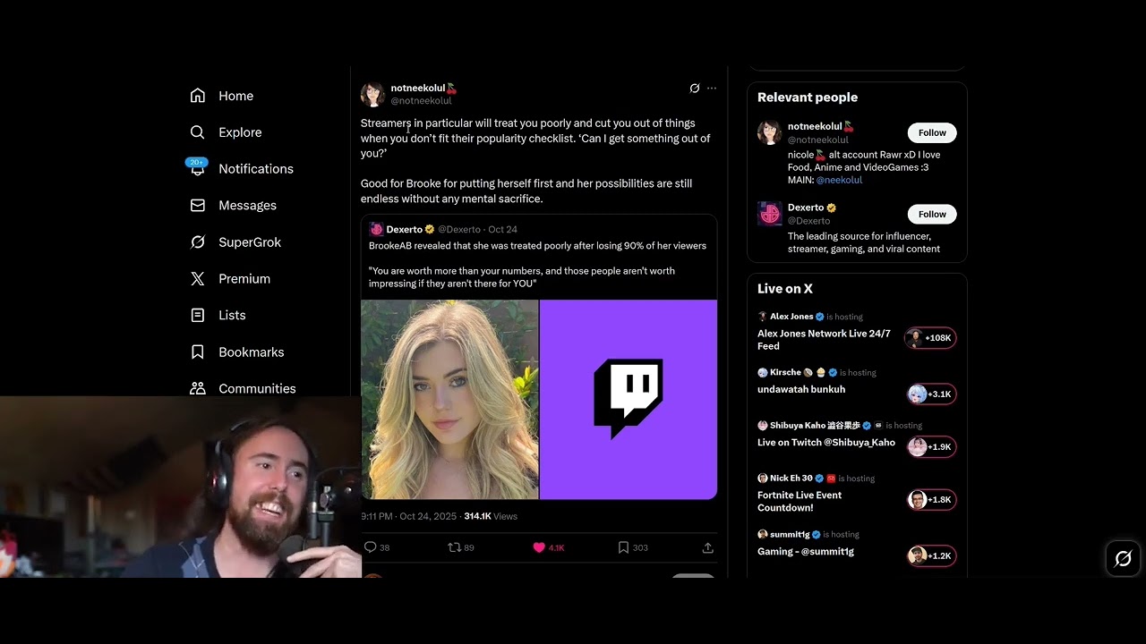 Asmongold Kindly welcomes Rich Campbell back to Twitch