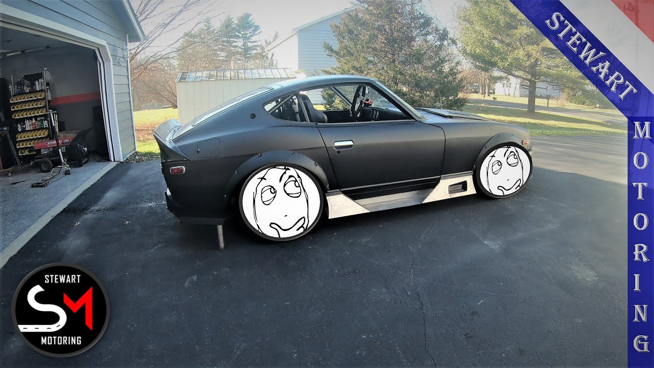 Going from 15's to 17's on the Datsun 280z