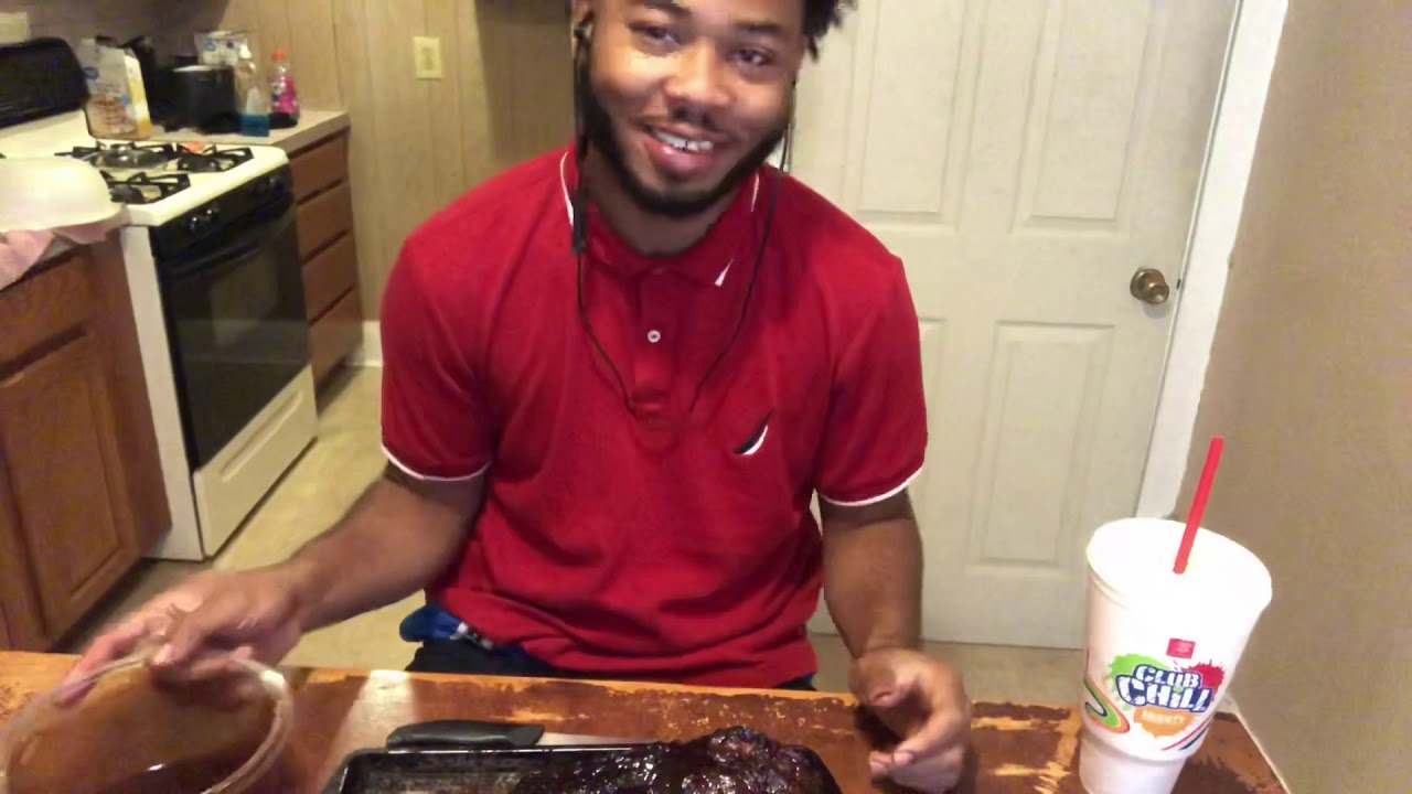 Mukbang Rib My Mom Threw Down