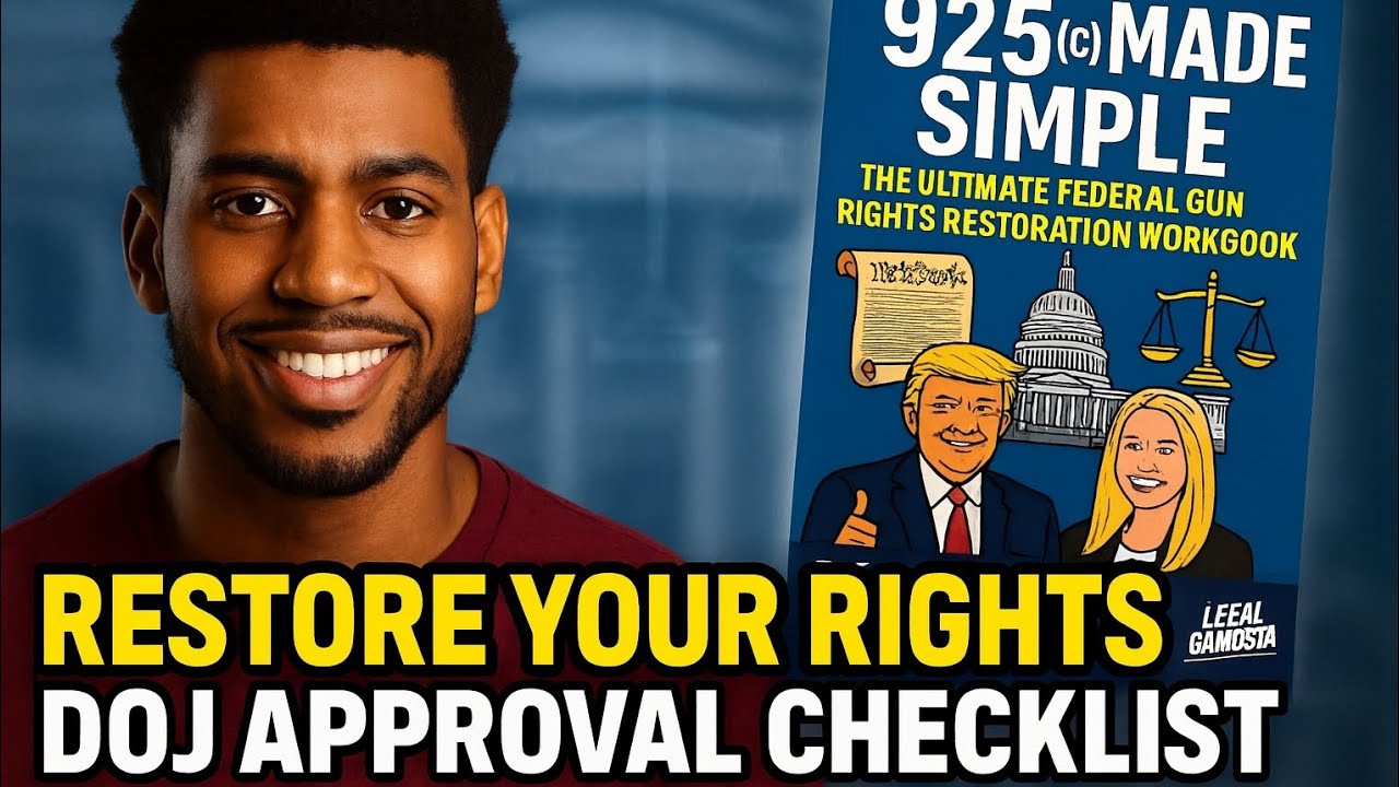 Federal GUN Rights Restoration: What You Must Prove