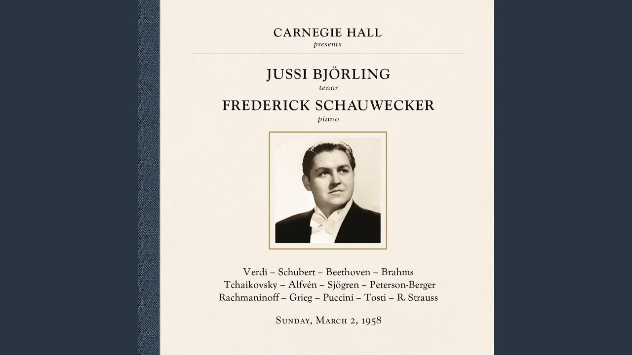Eugene Onegin, Op. 24: Act I: Förbi, förbi (Lenski's Aria)