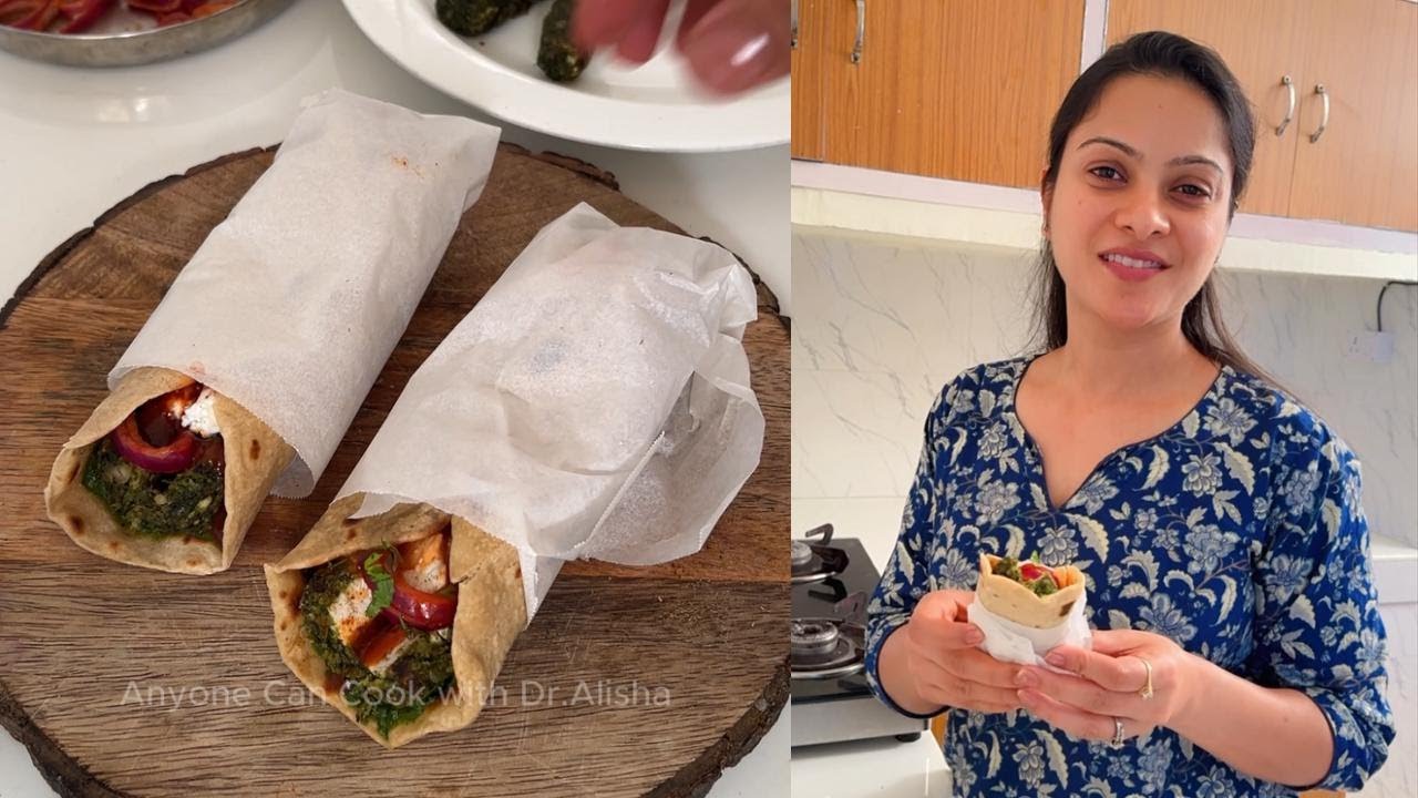 Thecha Paneer Roll, Lachha Pyaz, Homemade Tortilla | आज लंच में कुछ नया और बहुत आसान बनाया