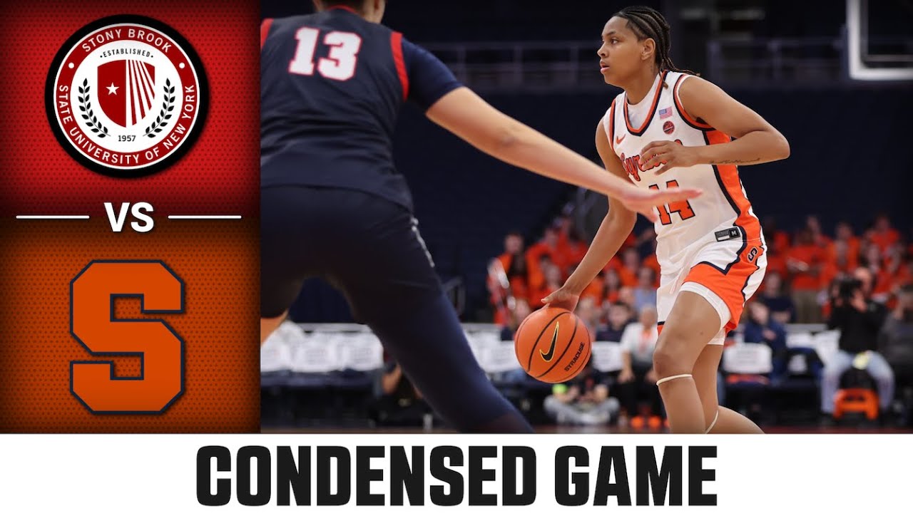 Stony Brook vs. Syracuse Condensed Game | 2025-26 ACC Women’s Basketball