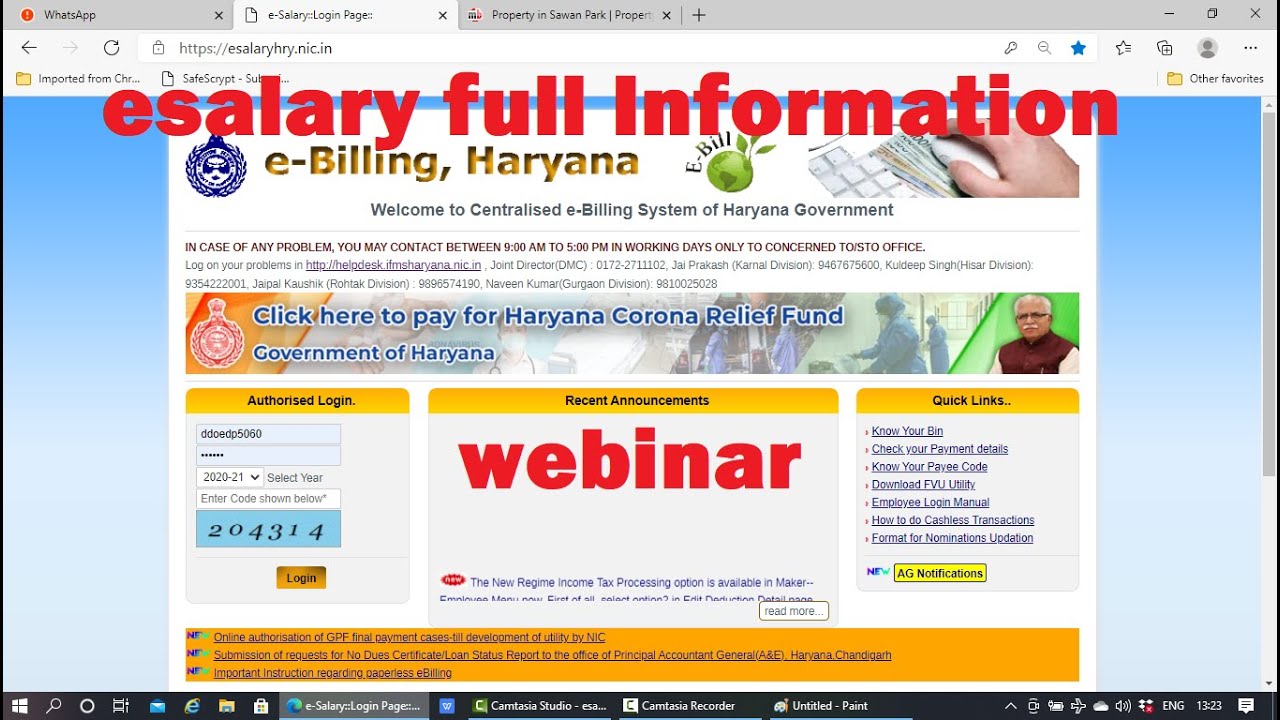 Esalary full Information