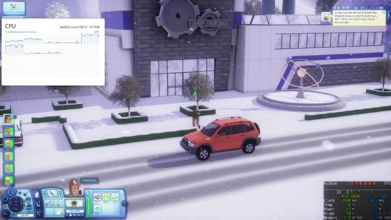 The Sims 3 Performance Test: All EP's + Reshade