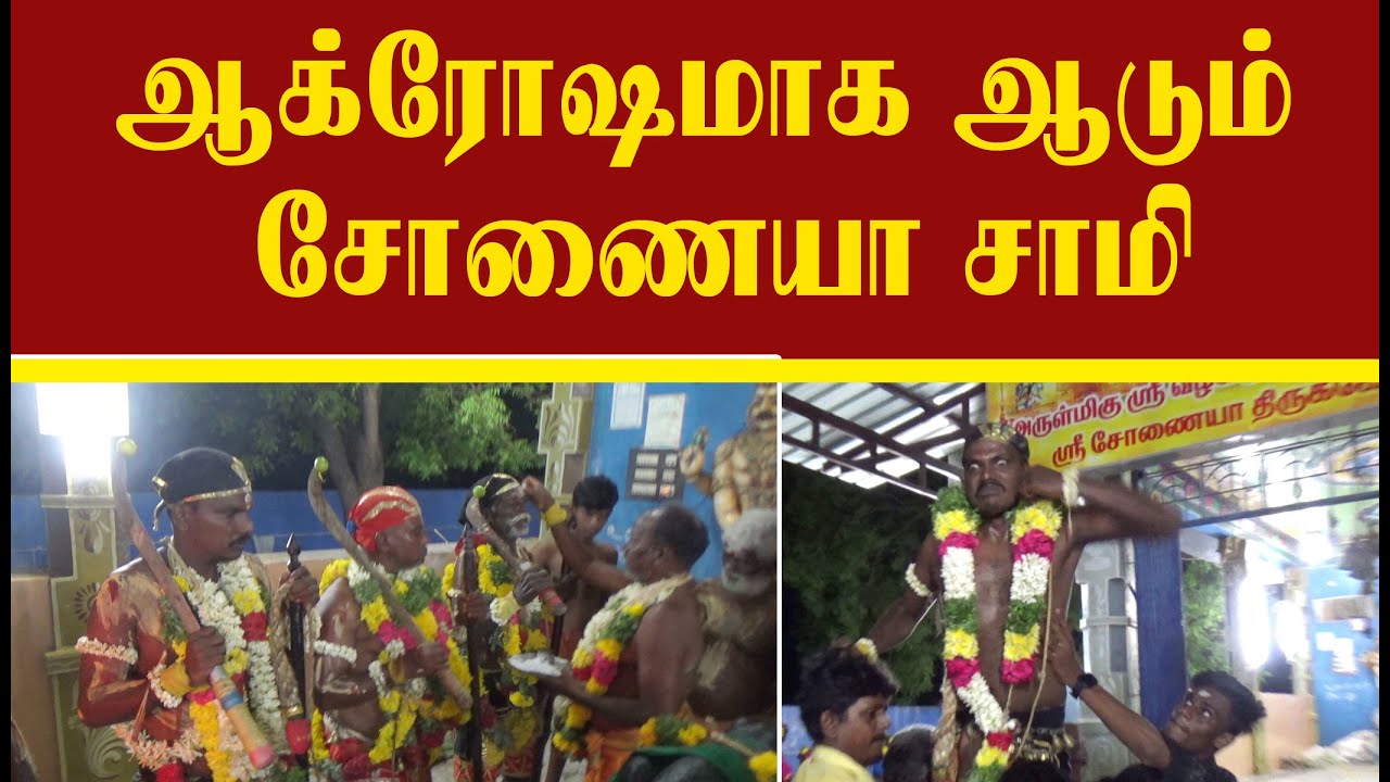 சோணையா  சாமியின் ஆக்ரோஷமான  ஆட்டம்   PART - 1