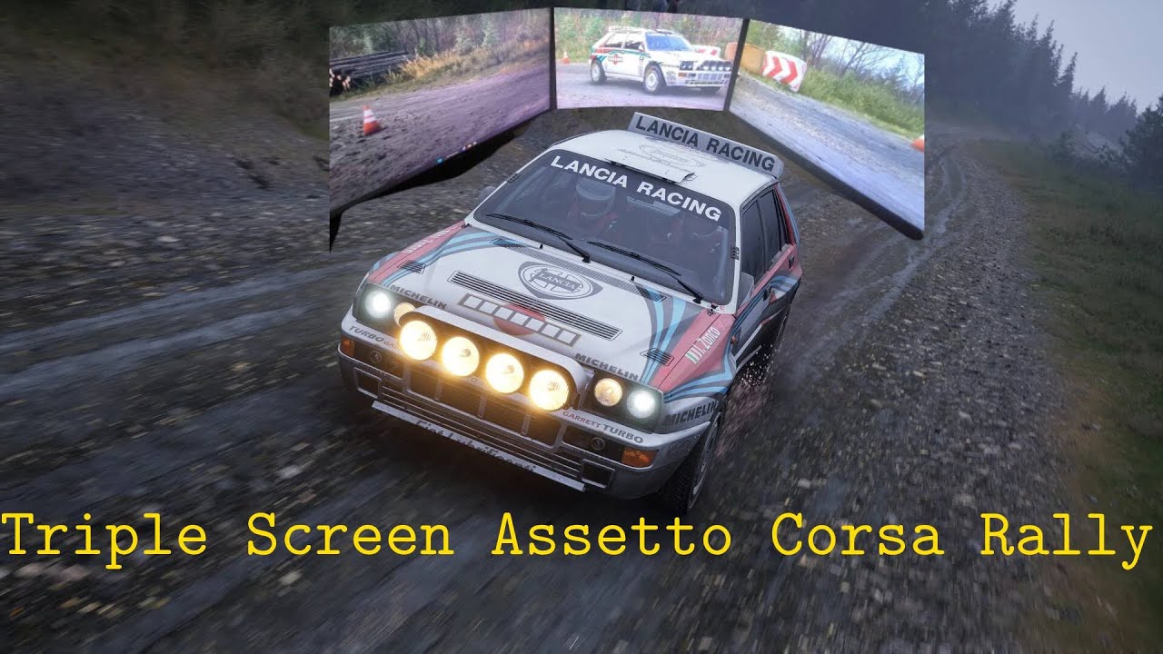 Assetto Corsa Rally | A Triple Screen alternative without Nvidia Surround and Resize Racoon