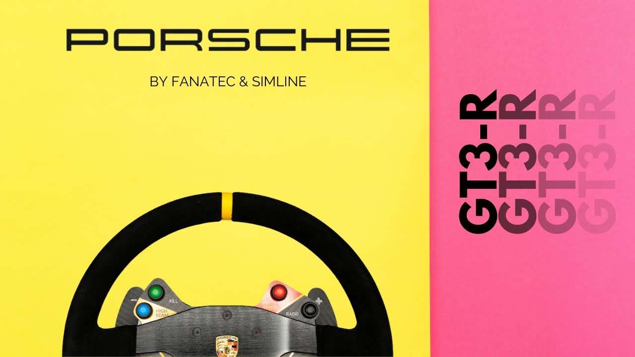 SIMLINE Porsche GT3-R Sim Racing Wheel Rim