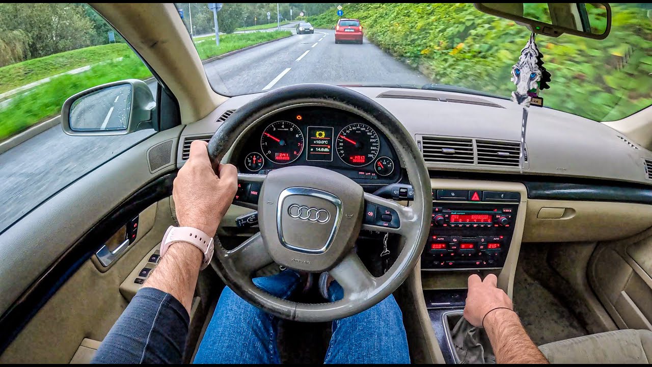 2006  Audi A4 B7 (2.0 TFSI 200 hp) | POV Test Drive #2204 Joe Black
