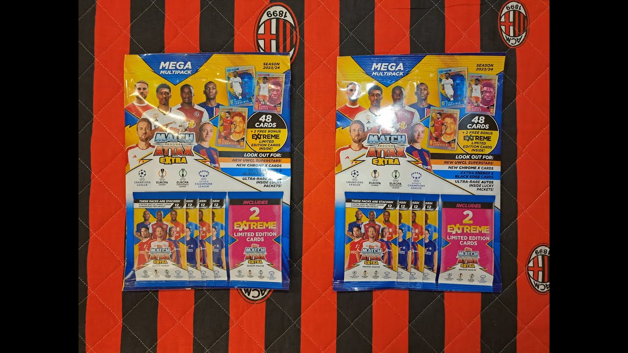 HIT!! NOWOŚĆ!! OTWIERAM DWA MULTIPACKI Z TOPPSA MATCH ATTAX EXTRA 23/24 - WOW!! TRAFIAM OSTATNIEGO X