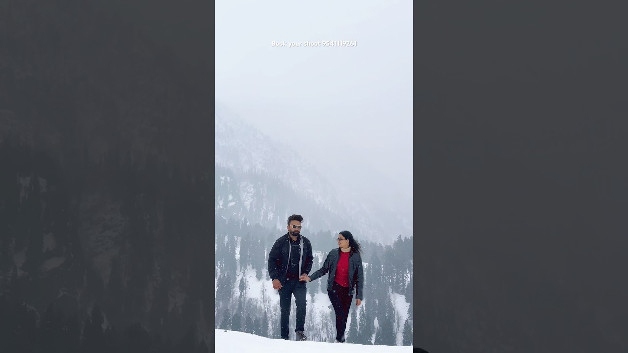 Live snowfall in Kashmir 🔥❤️❤️#jannatkashmir #mountains #pahalgam #thajiwasglacier #glacier