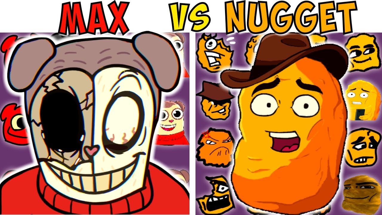 ALL NUGGET VS MAX CHARACTERS | FNF Character Test | Gameplay VS Playground