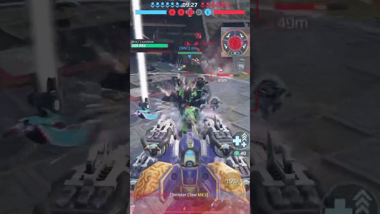 #Leech redlines the #Atomizer to bounce the #Skyros; #Nether dips // #warrobots #shorts War Robots