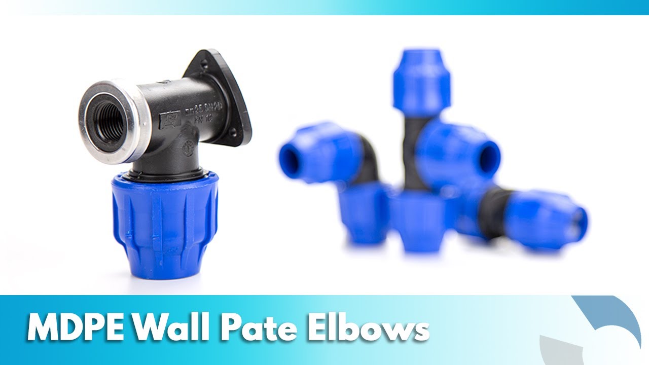 MDPE Wall Plate Elbow Pipe Fittings - Product Overview | Pipestock