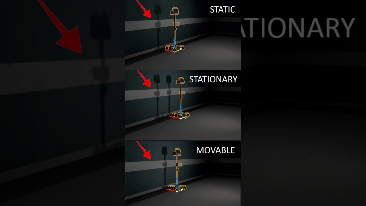 Unreal Engine 5 tutorial for beginners - Lighting Mobility #tips #unrealengine