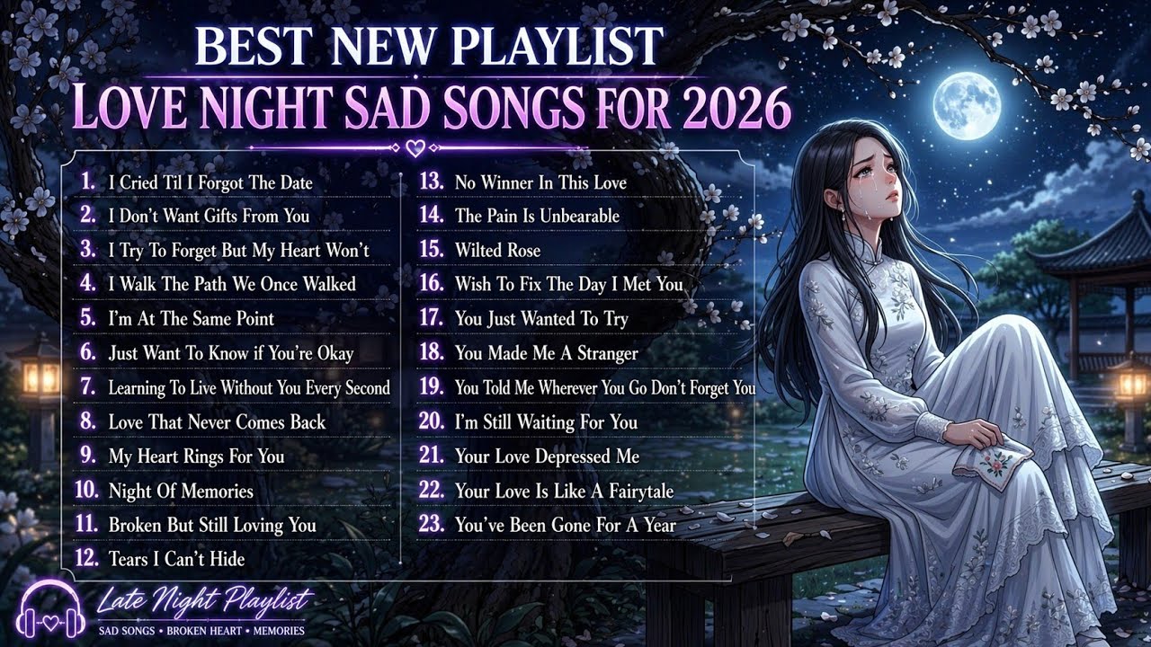 BEST NEW PLAYLIST SAD SONGS 2026 | DEEP NIGHT LOVE SAD SONGS, SAD ENGLISH SONG-FOR YOU [LYRICS]