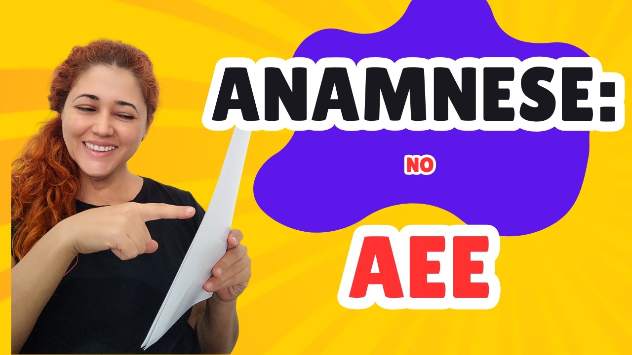 PASSO A PASSO de COMO PREENCHER ANAMNESE AEE