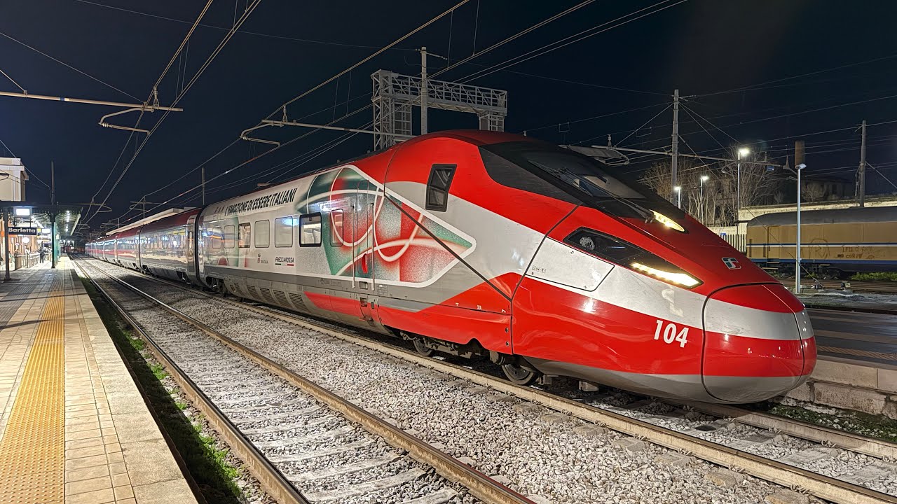 FRECCIAROSSA 1000 di NUOVA GENERAZIONE in livrea Olimpiadi 2026  “L’EMOZIONE DI ESSERE ITALIANI” !