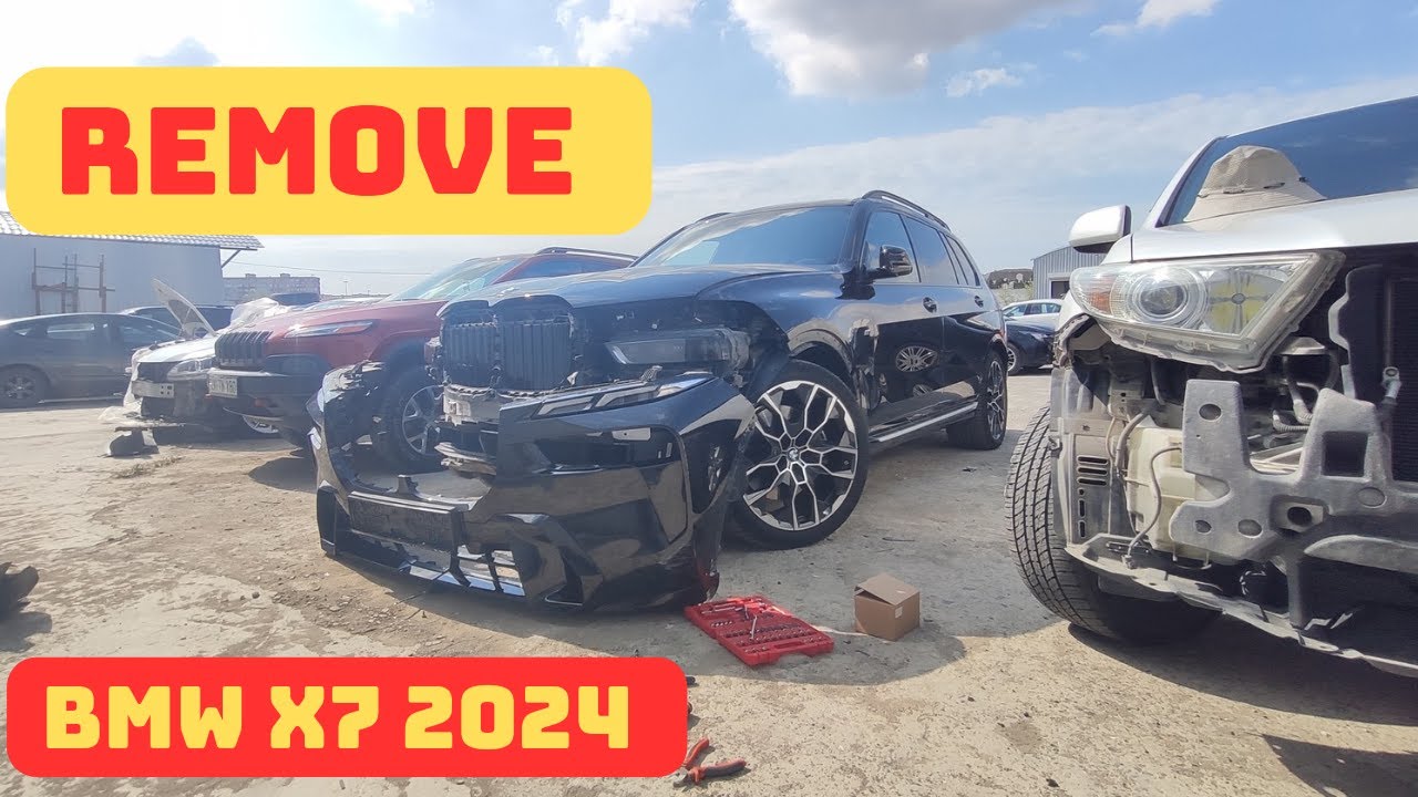 How TO Removal BMW X7 2024 Front bumper ?