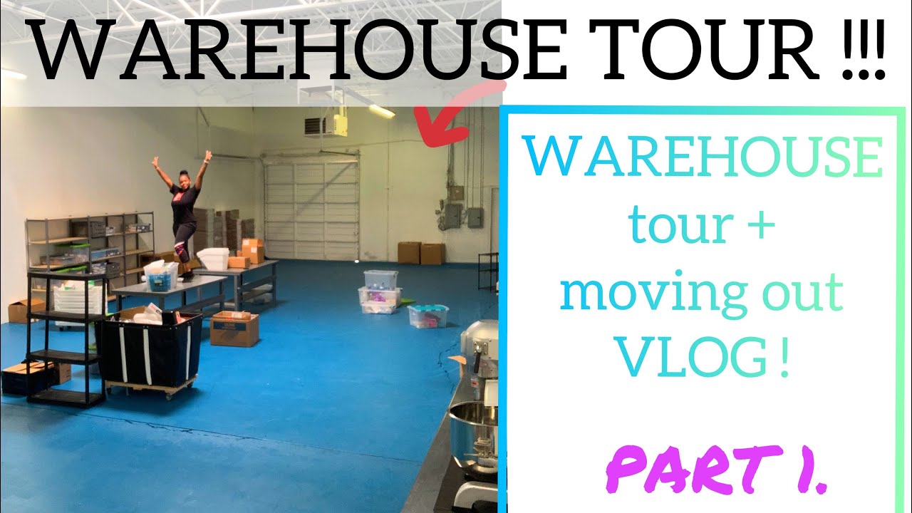 WAREHOUSE VLOG | old warehouse tour + moving into my BIGGER warehouse