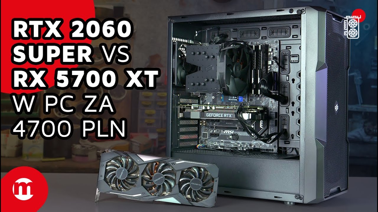 RTX 2060 Super czy RX 5700 XT w zestawie za 4700 PLN | Test w 12 grach