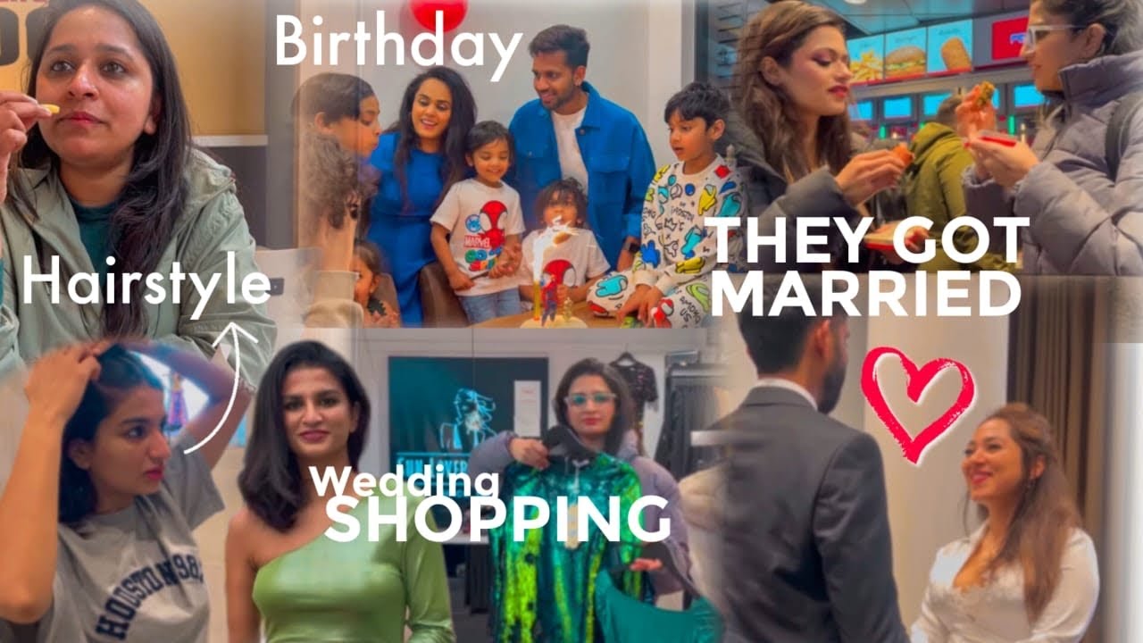 My first photoshoot makeup | Ariyan’s birthday vlog | Shopping for wedding | Wedding vlog