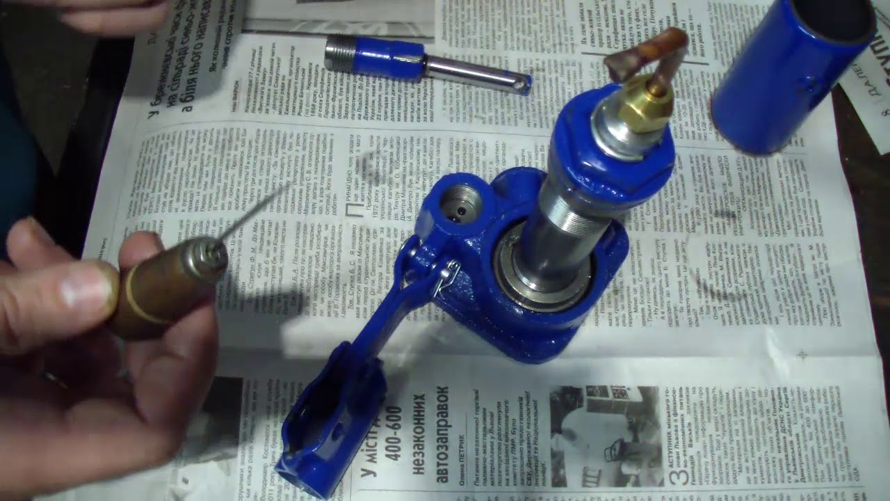 Домкрат для капиллярной трубки. Принцып работы