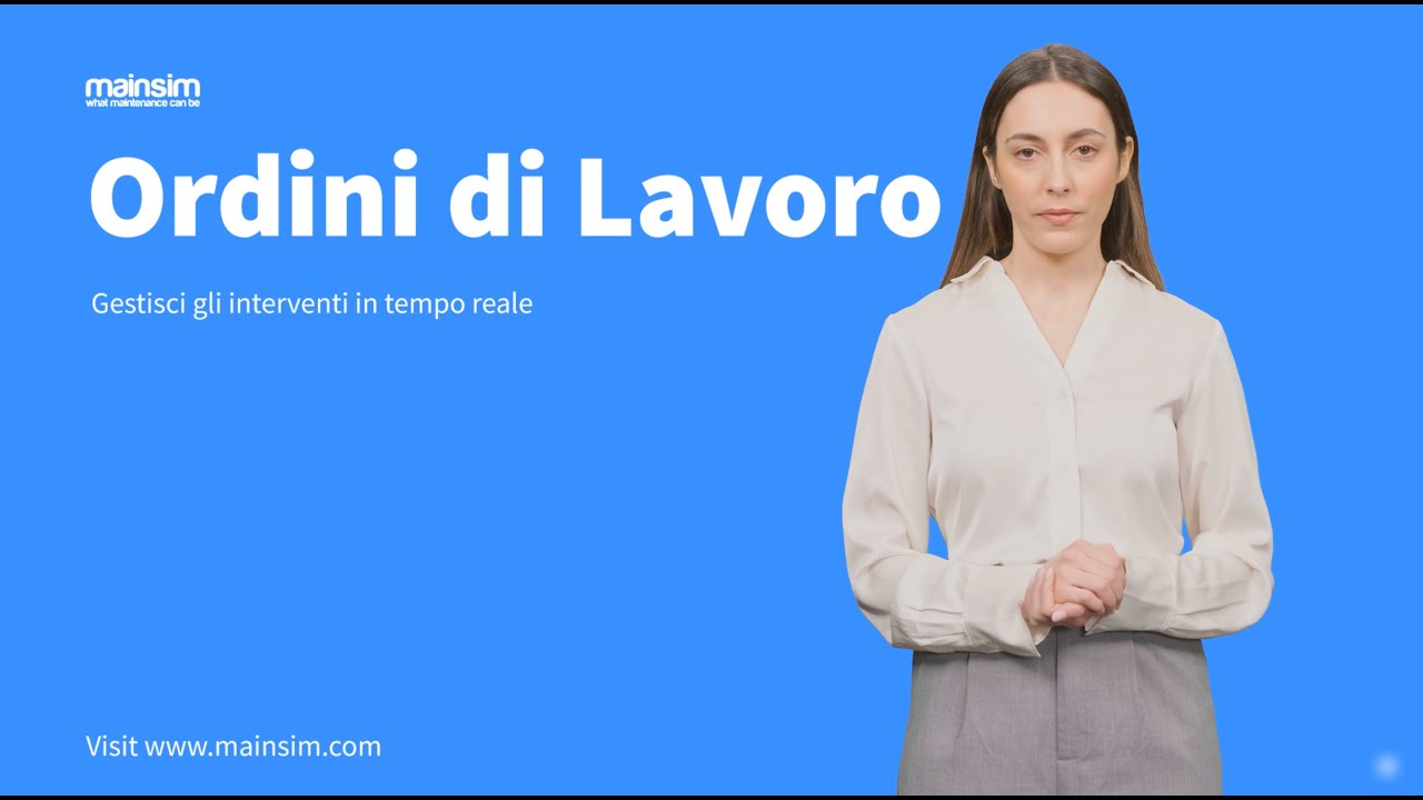 03. Ordini di Lavoro | mainsim CMMS | Italia